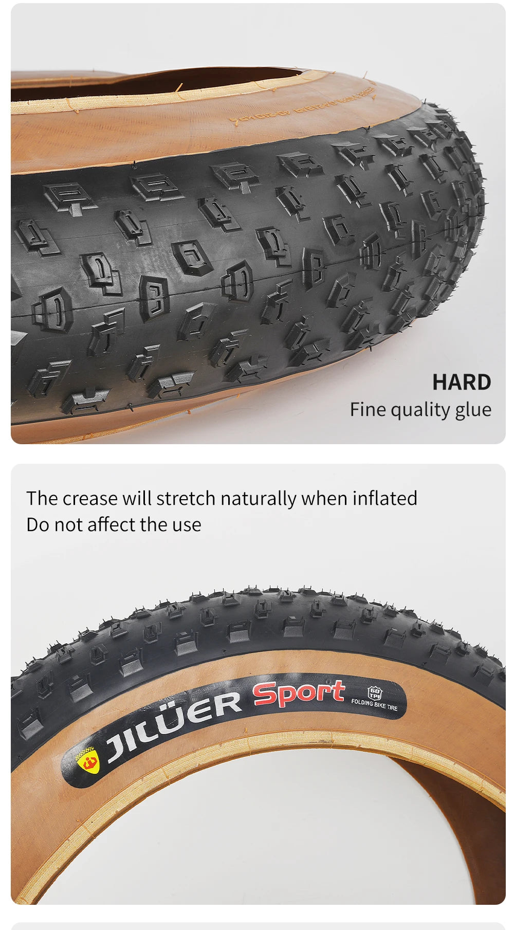 TANKE 20x4.0 & 26x4.0 Anti-Puncture Fat Tire | E-Bike Snow Beach Tire