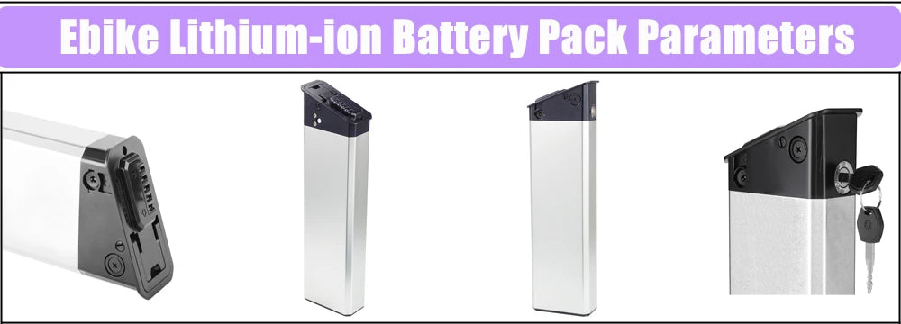 48V 17.5Ah Removable Lithium Battery Pack for 250W–1000W Folding E-Bikes