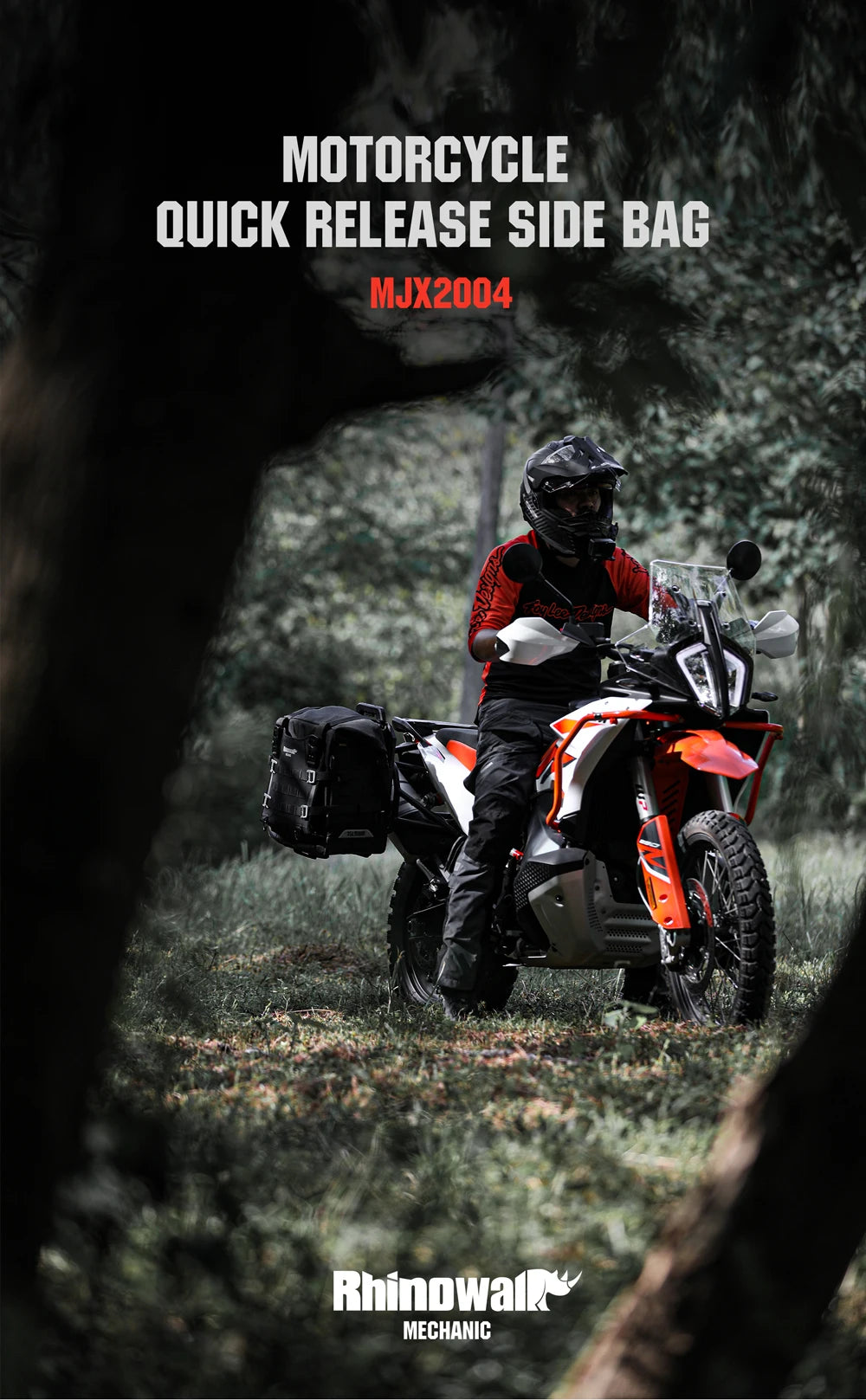 Motorcycle Pannier Bag – Waterproof 35L Saddle Bags | Rhinowalk