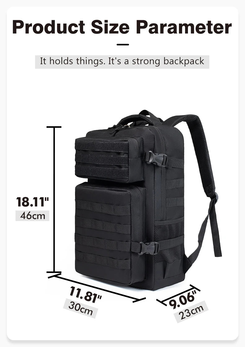 TOPX 45L/25L Tactical Backpack