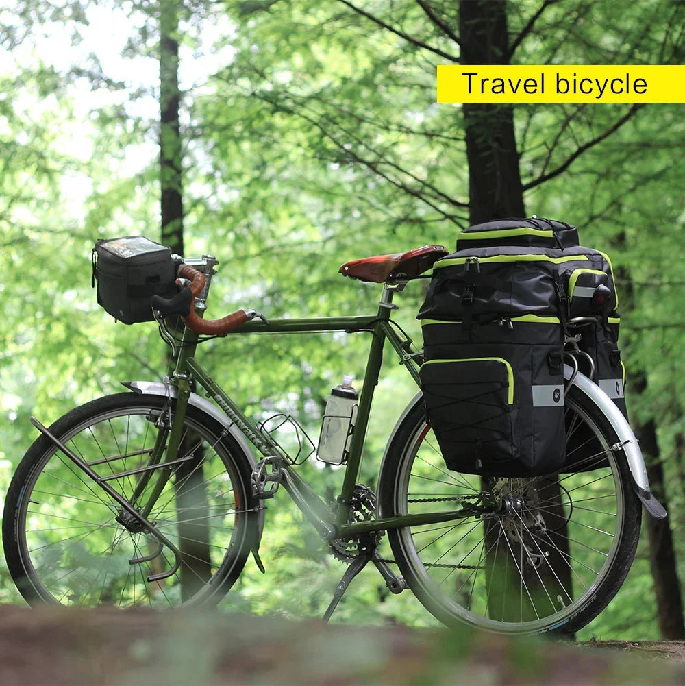 Bicycle Pannier Bag – Waterproof 3-in-1 Saddle Backpack | Rhinowalk