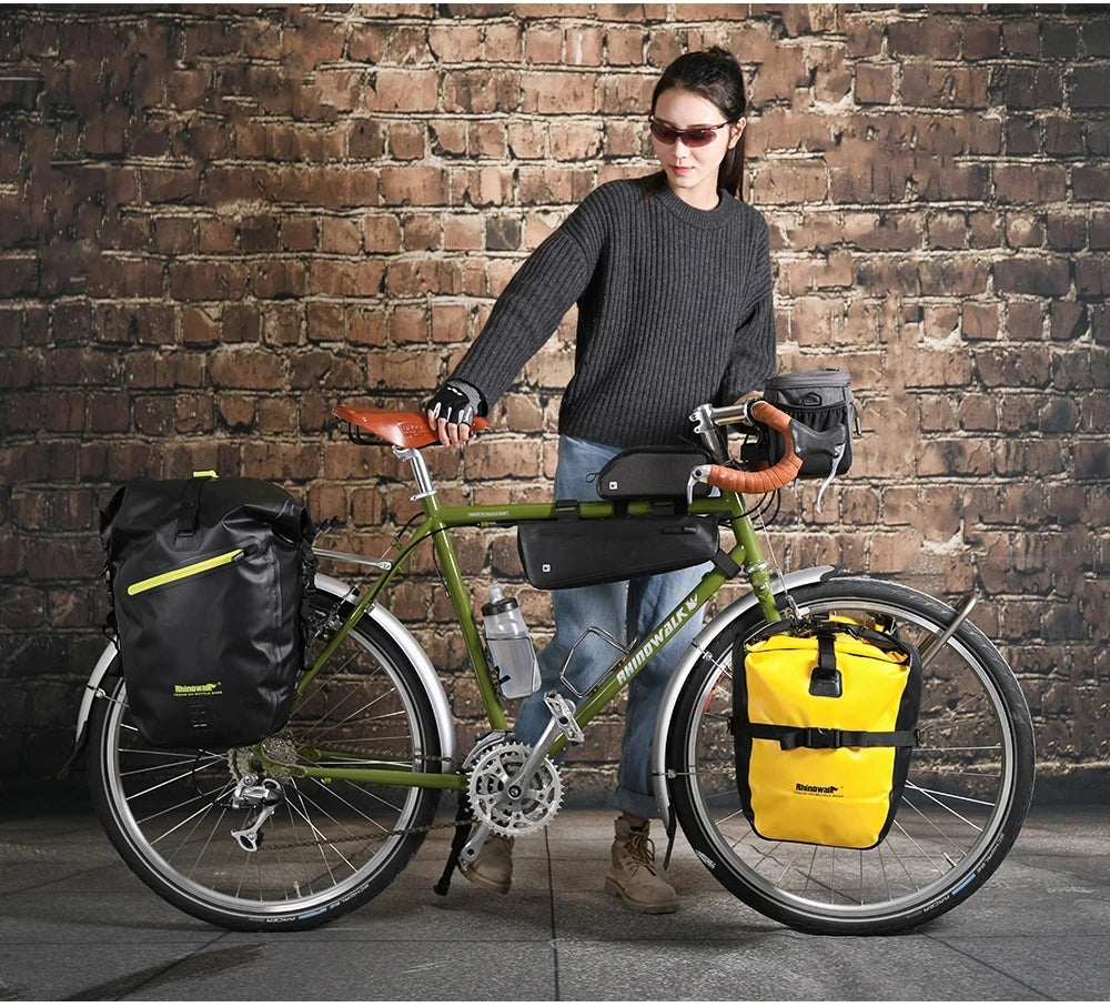 Rhinowalk Waterproof E-Bike Pannier Bag 2-Pack – 20L Each