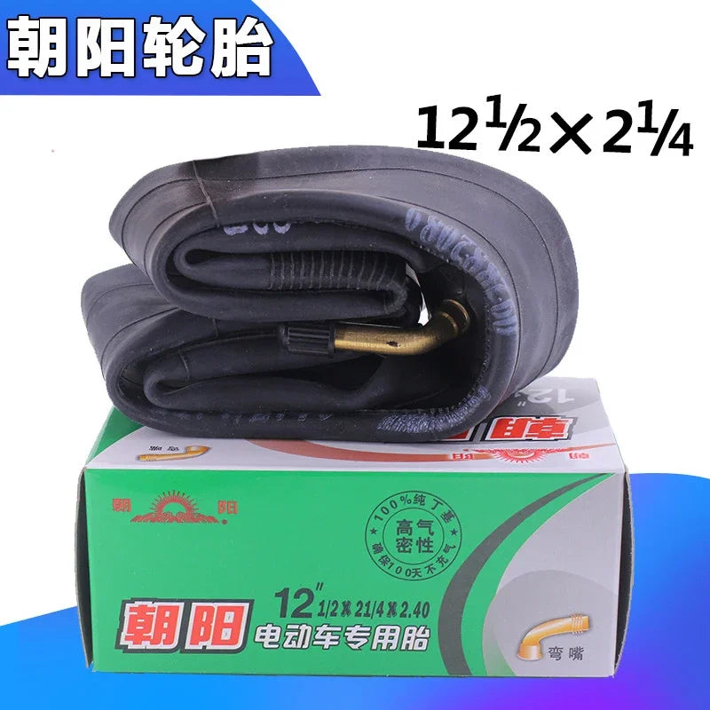 E-Bike Tire 12 1/2x2 1/4 with Butyl Inner Tube – 12.5x2.25 (62-203) Replacement for Electric Scooters & Kids’ Bikes