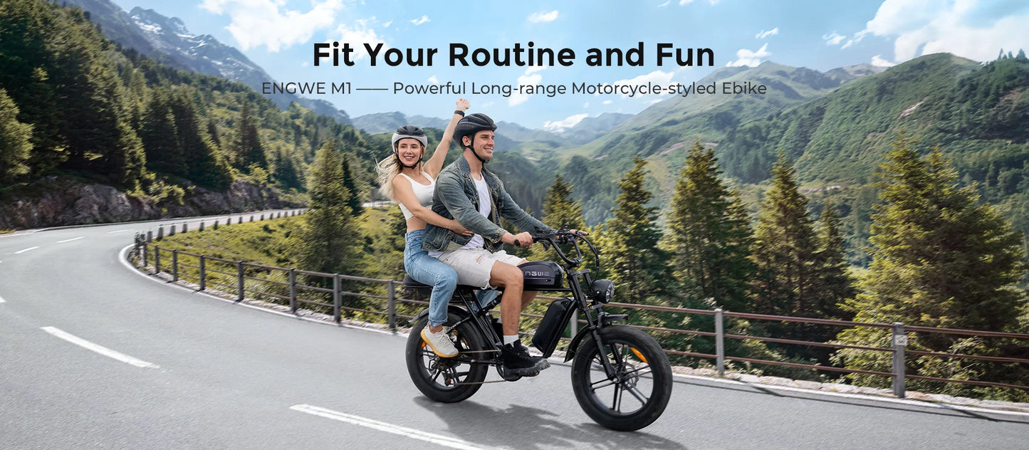 ENGWE M1 Adult Electric Bicycle 250W 48V Dual Battery