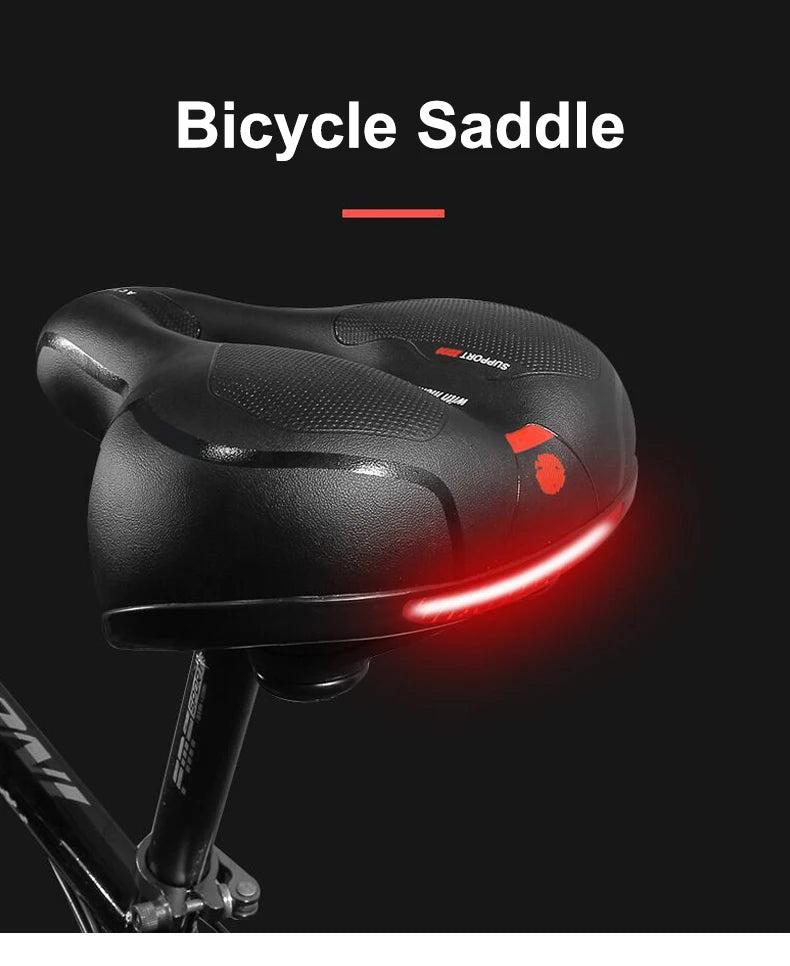 Hollow Breathable Shock-Absorbing E-Bike Saddle Seat