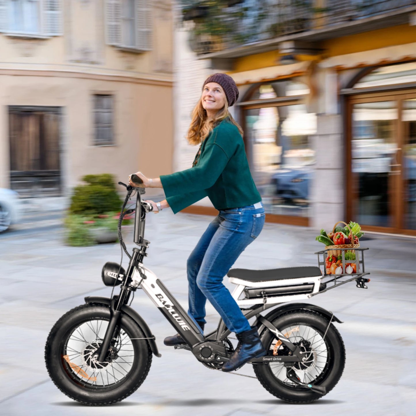 2000W Cargo Electric Bike for Adults | Long Range Dual Battery E-Bike