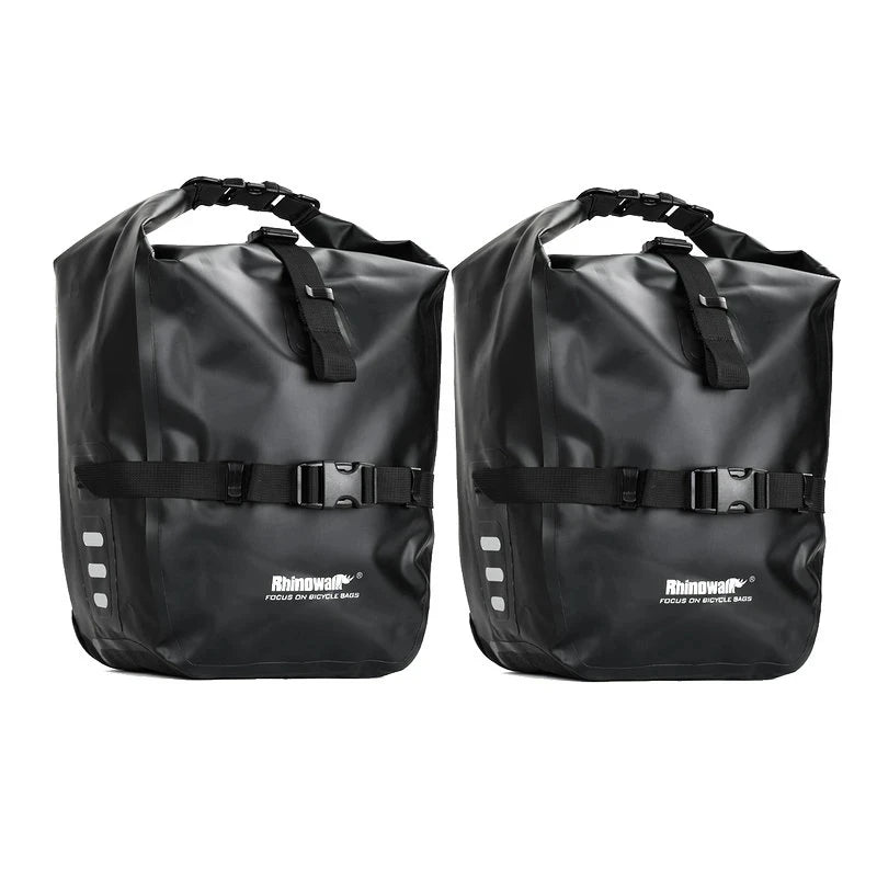 Rhinowalk Waterproof E-Bike Pannier Bag 2-Pack – 20L Each