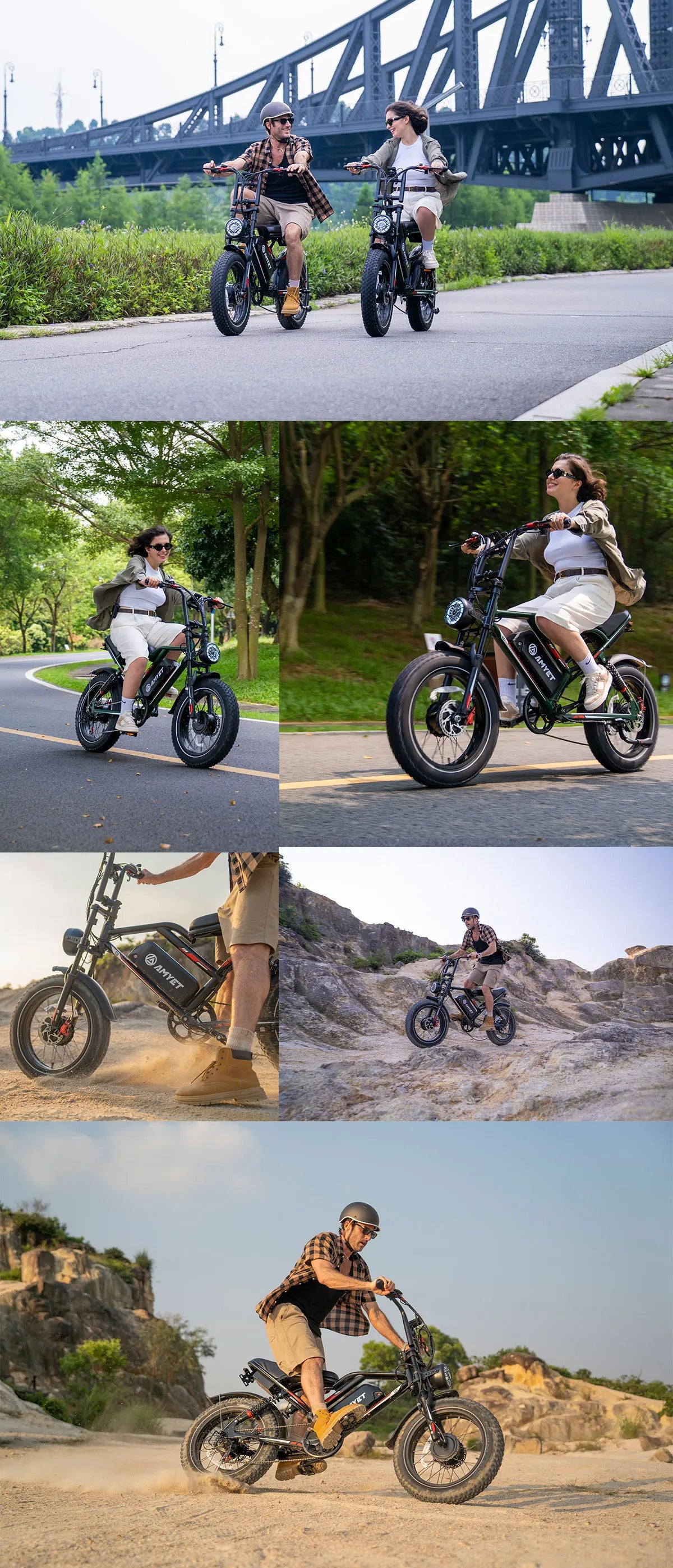 AMYET S8 Electric Bike 2000W Dual Motor 48V 25Ah | Free Shipping