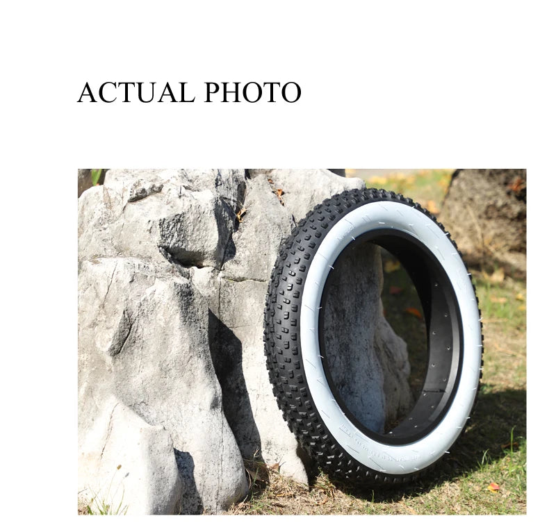 Fat Bike Tire 20x4.0 / 26x4.0 – Snow, Beach, ATV, and Electric Bike Ready