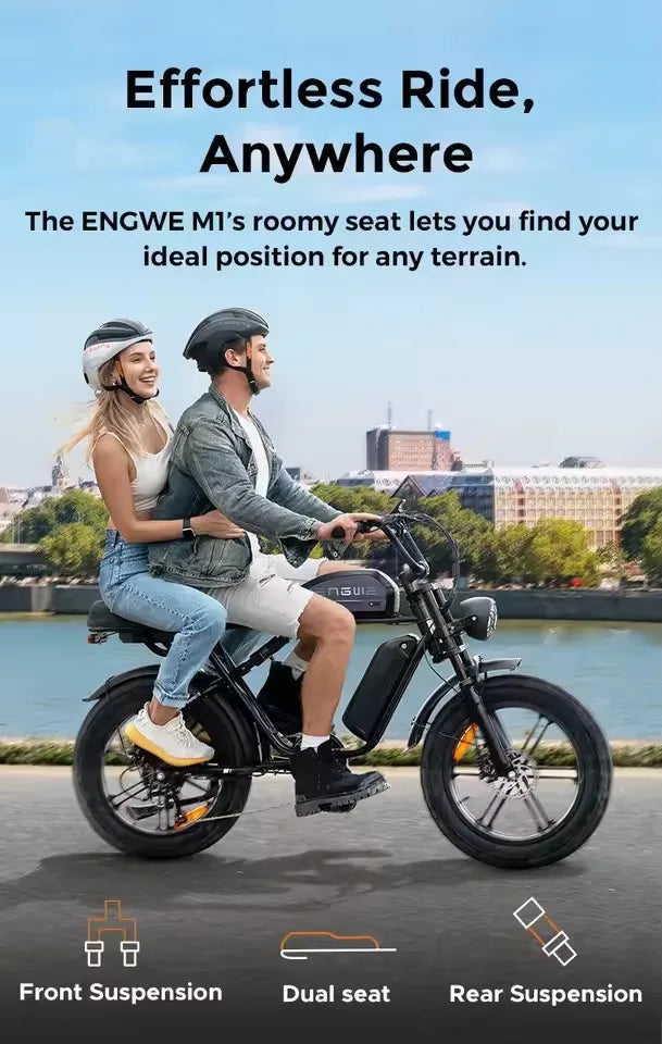 ENGWE M1 Adult Electric Bicycle 250W 48V Dual Battery