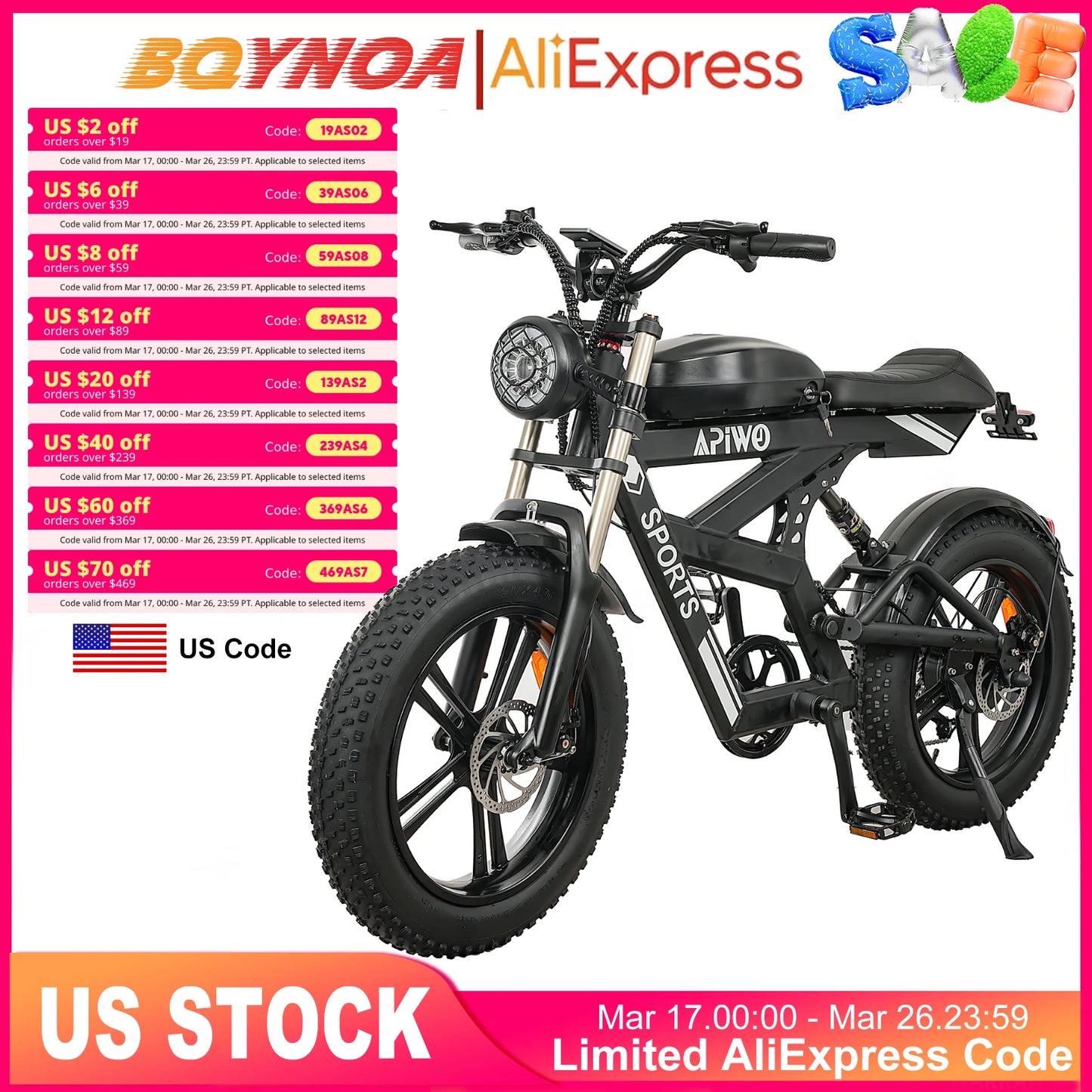 750W Snow-Proof E-Bike – 48V 17.5Ah Fat Tire Electric Bicycle for Adults | Free Shipping