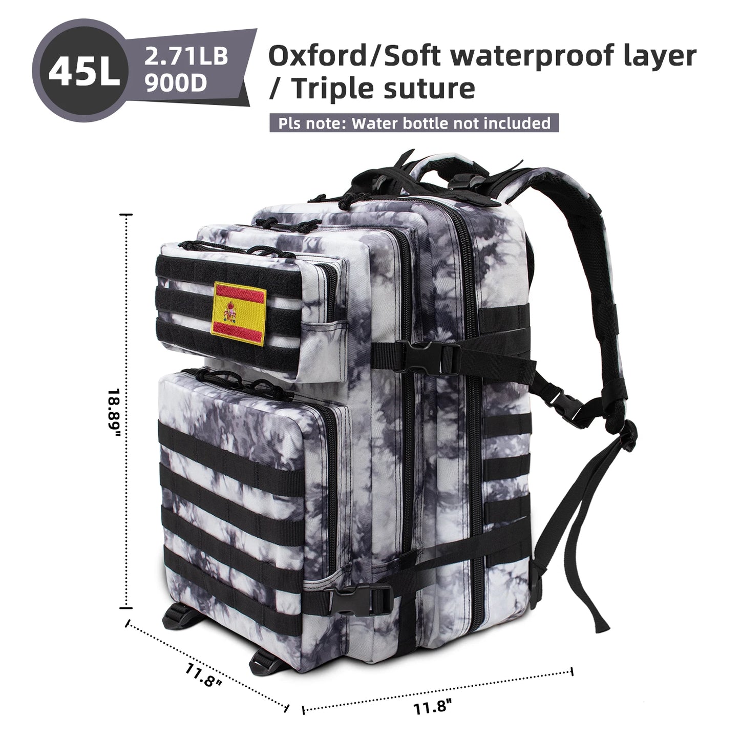 TOPX 45L/25L Tactical Backpack