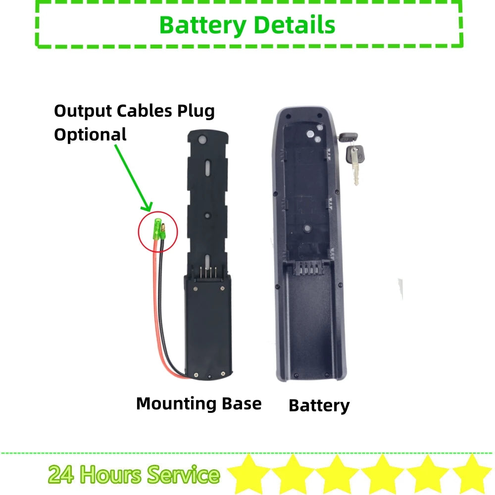 Hailong 1 HL E-bike Battery 36V 48V | Long Range Power Pack