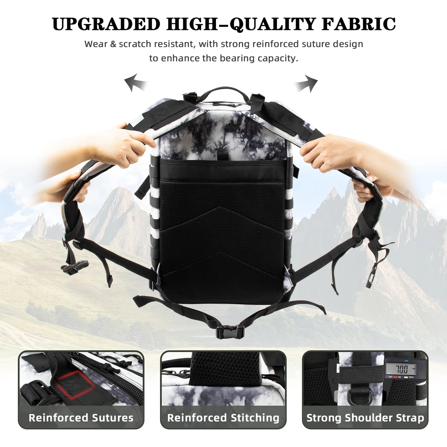 TOPX 45L/25L Tactical Backpack