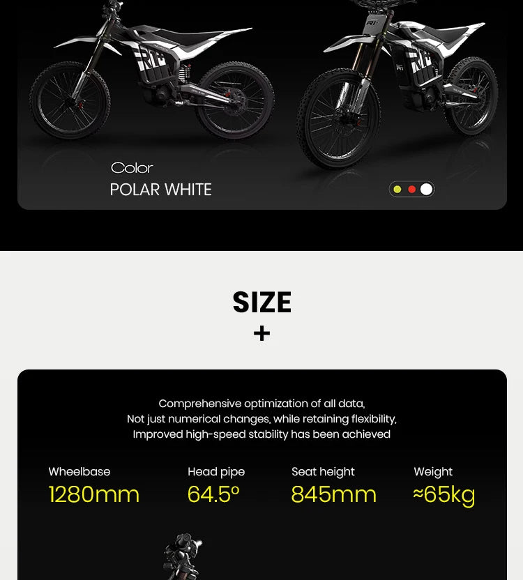 72V 17000W Electric Dirt Bike