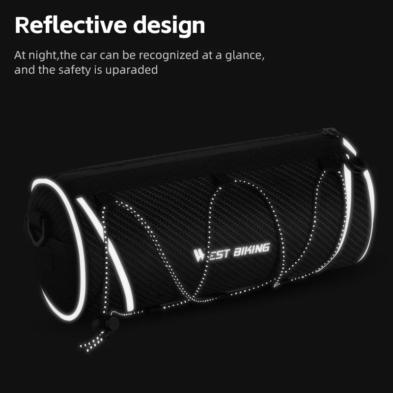 Bicycle Handlebar Bag – Waterproof 2L Front Tube Bag | WEST BIKING