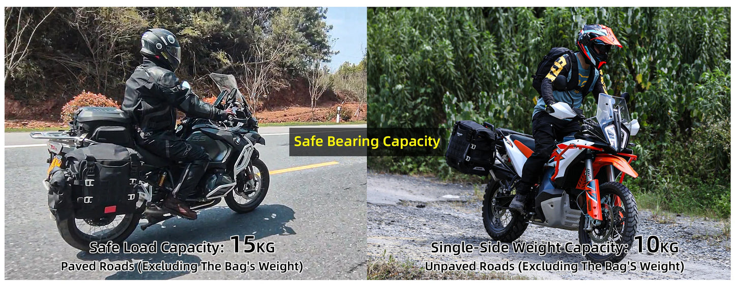Motorcycle Pannier Bag – Waterproof 35L Saddle Bags | Rhinowalk