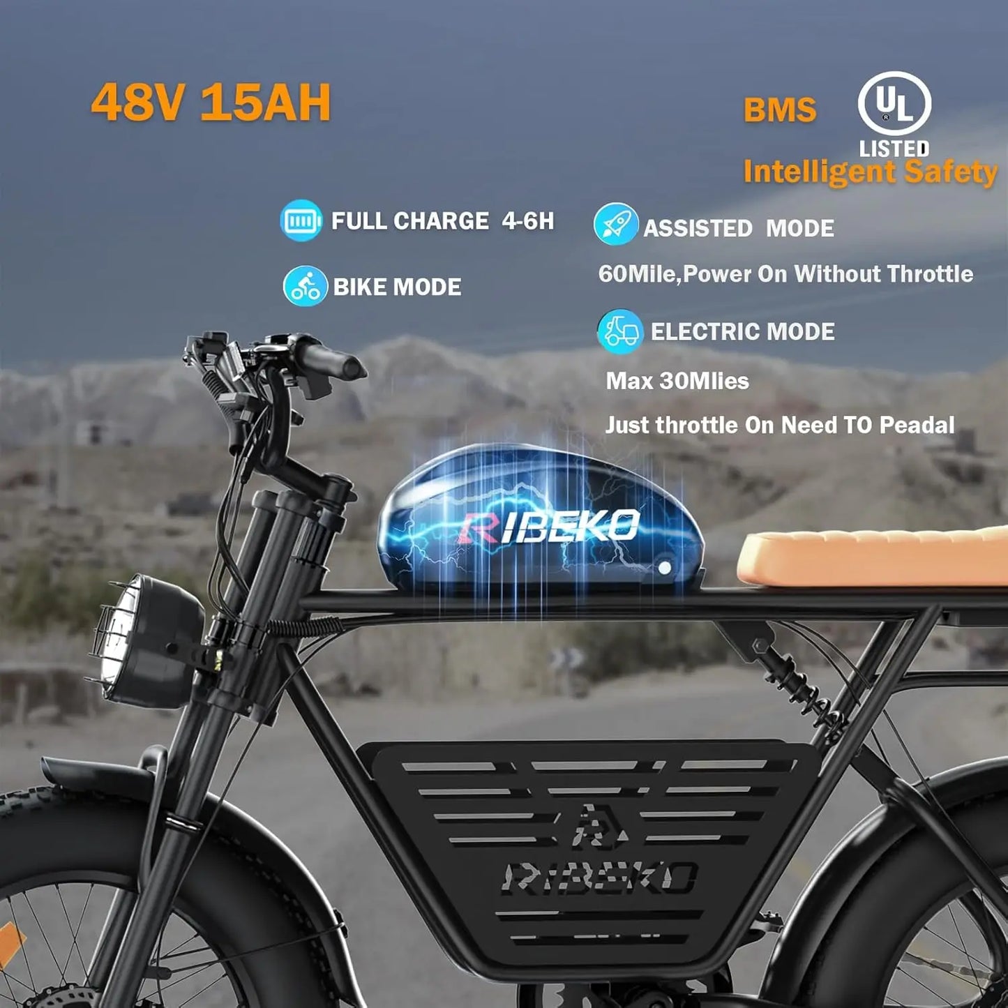 CT20Pro Electric Bike for Adults 2000W 48V 25Ah | Free Shipping