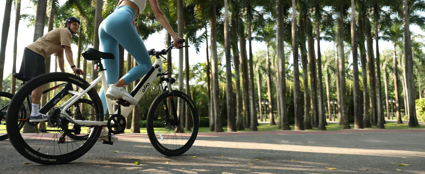 Cityone Step Thru Electric Bike for Adults – 26" E-Bike Ride