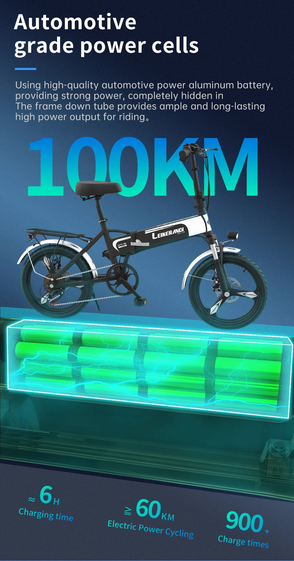 Folding Mini Electric Bike 500W | EKX XT-5 Compact E-Bike