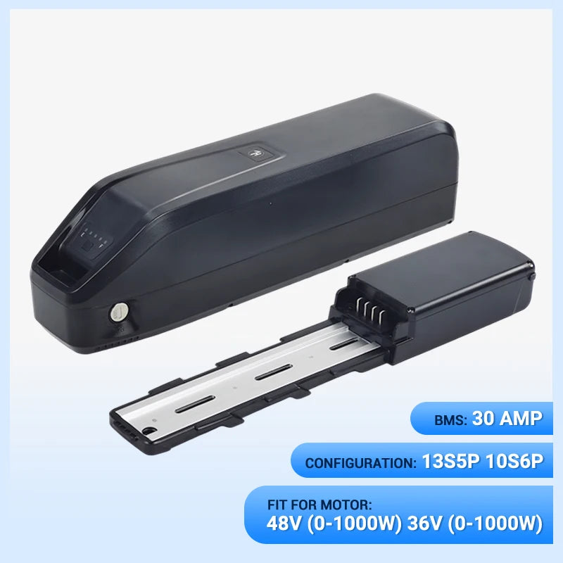 Ebike Lithium Battery 48V for 500W–1200W Motors | Fast Charger
