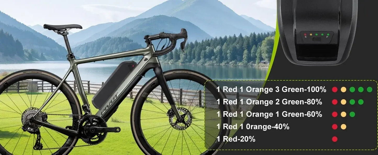 Hailong Ebike Battery 36V/48V – 10Ah–20Ah Long Range Lithium Packs