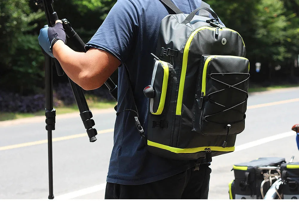 Bicycle Pannier Bag – Waterproof 3-in-1 Saddle Backpack | Rhinowalk