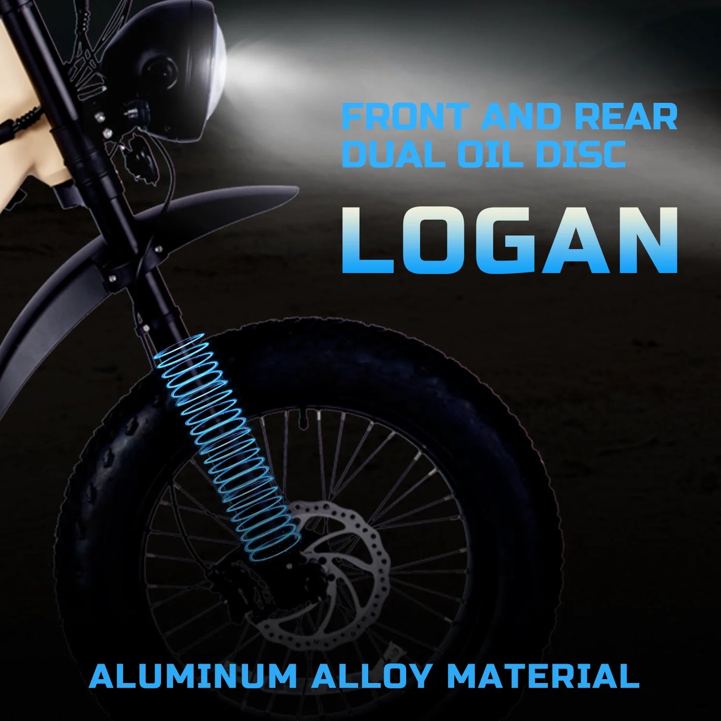 1000W Mountain Adult Electric Bike | Dual Disc Off-Road Power