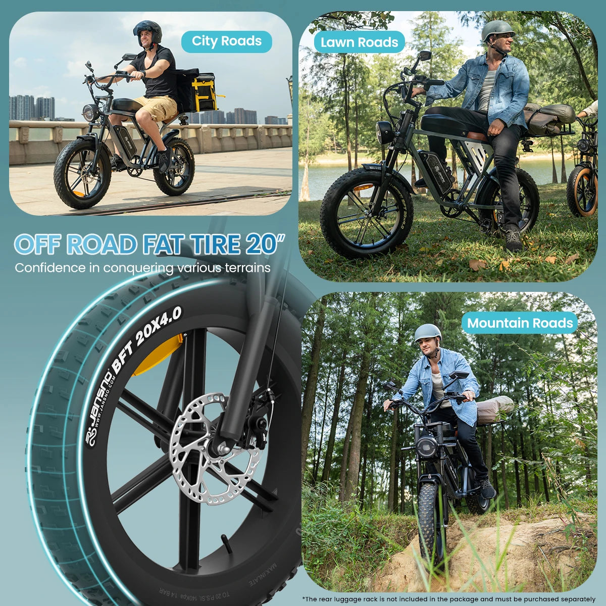 E-Bike X70 750W Dual Battery | 120 Mile Long Range Electric Fat Bike
