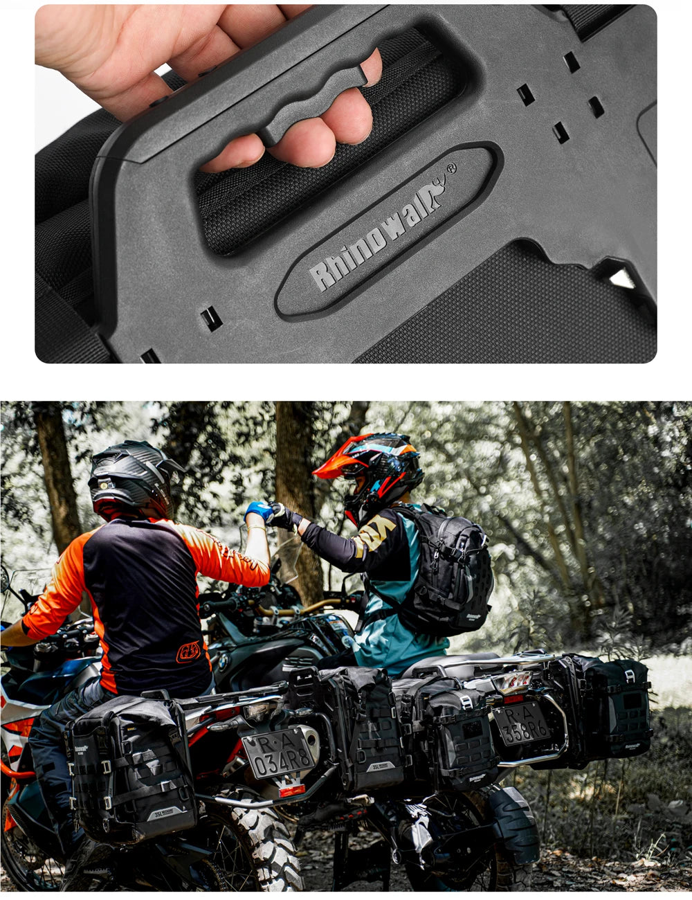 Motorcycle Pannier Bag – Waterproof 35L Saddle Bags | Rhinowalk