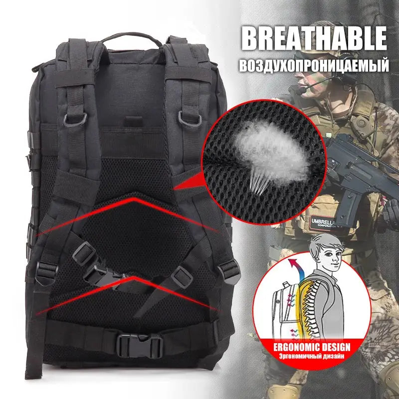 TOPX 45L/25L Tactical Backpack