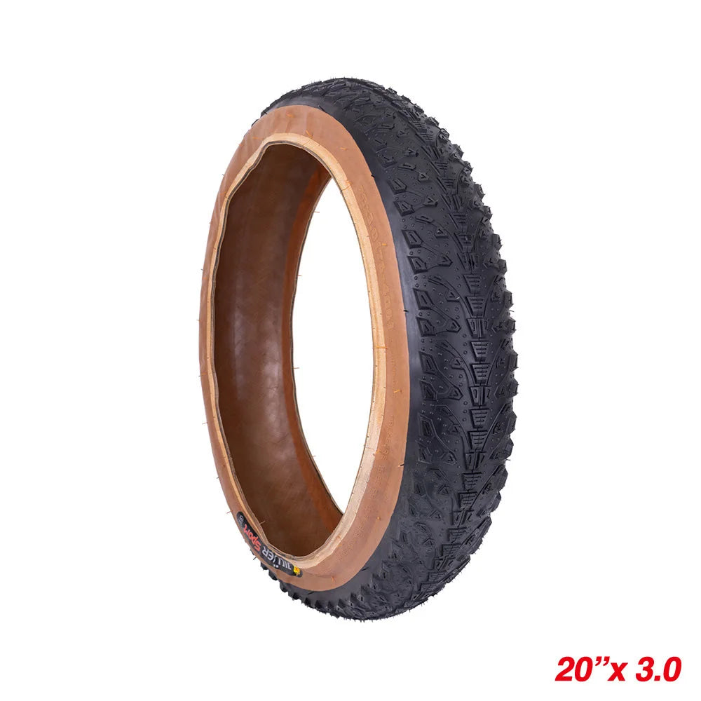 LIXADA 20x3.0 Fat Bike Tire | Folding Snow & Beach Bicycle Tire