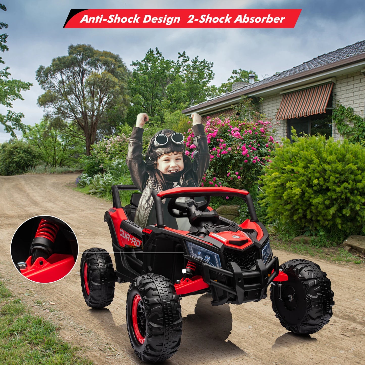 24V Ride-On UTV Car – Battery-Powered Electric Vehicles for Kids