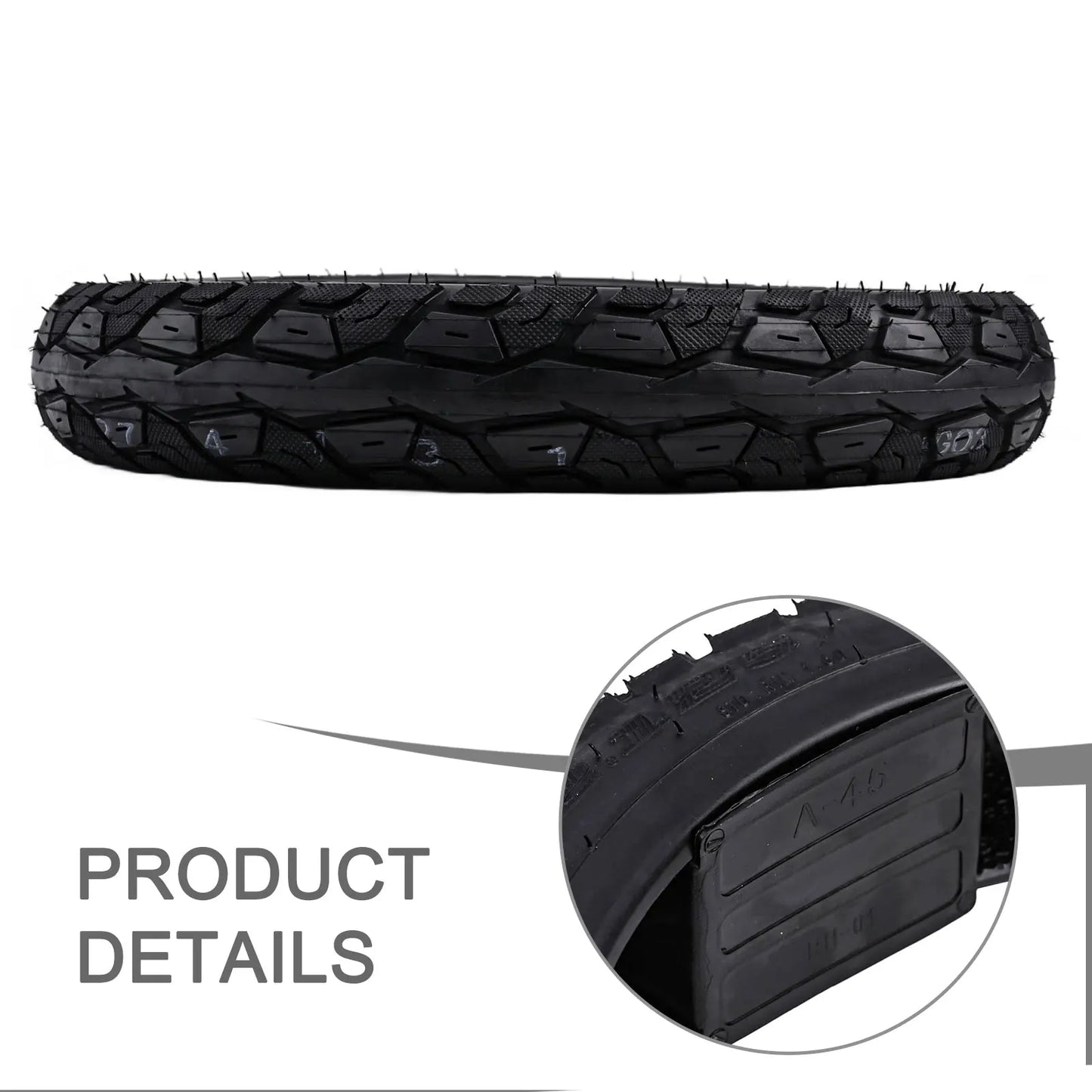 14x2.125 Tubeless Tire (352×69mm) for Electric Bicycles