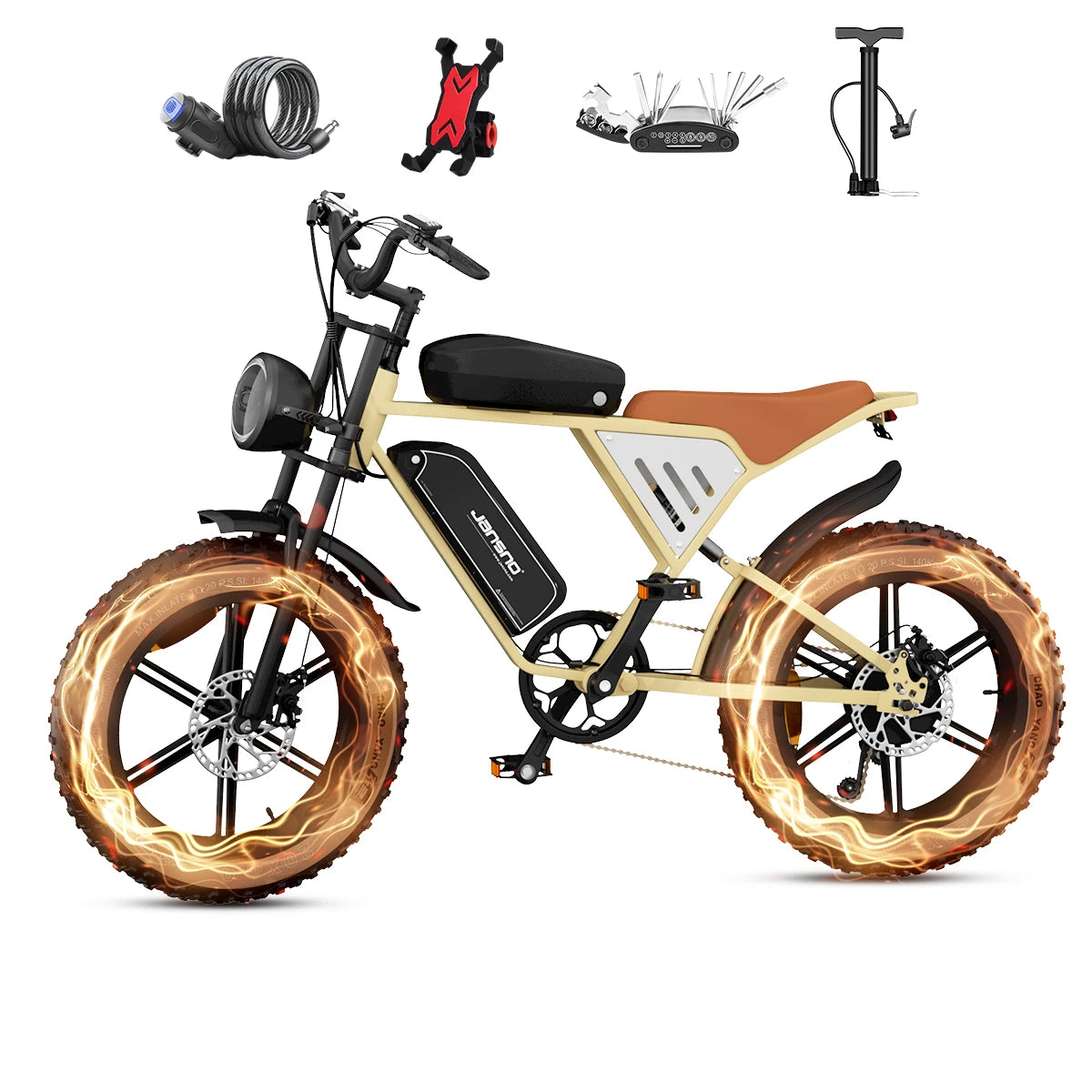 E-Bike X70 750W Dual Battery | 120 Mile Long Range Electric Fat Bike