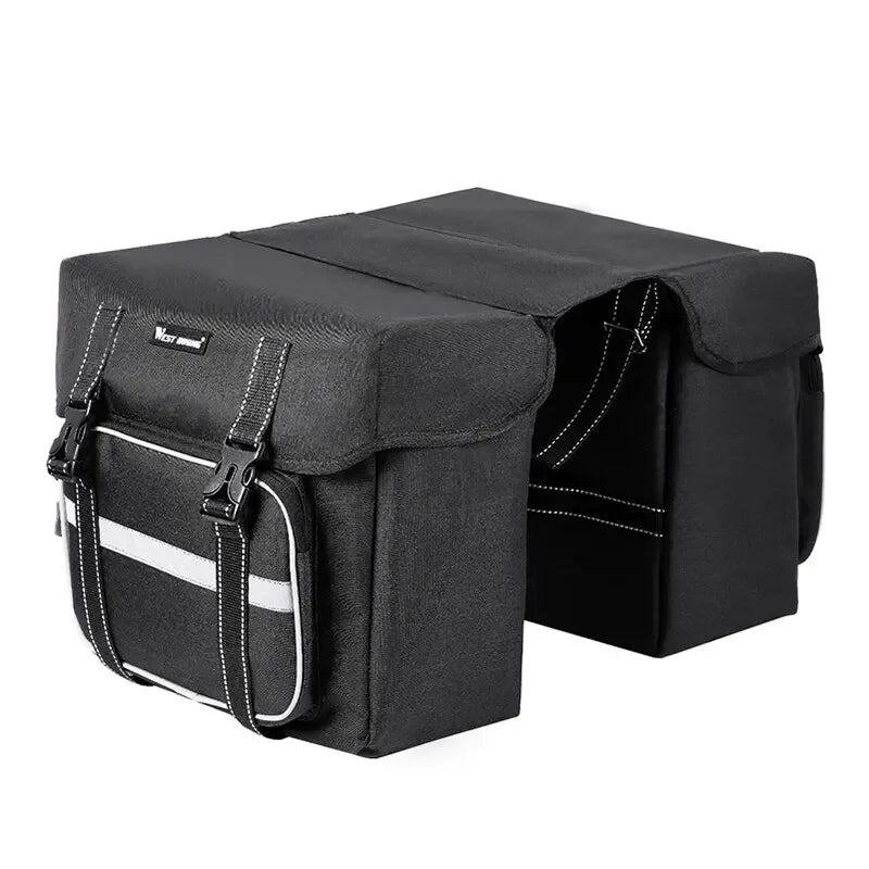 WEST BIKING 25L E-Bike Rear Seat Pannier Bag – Double Trunk
