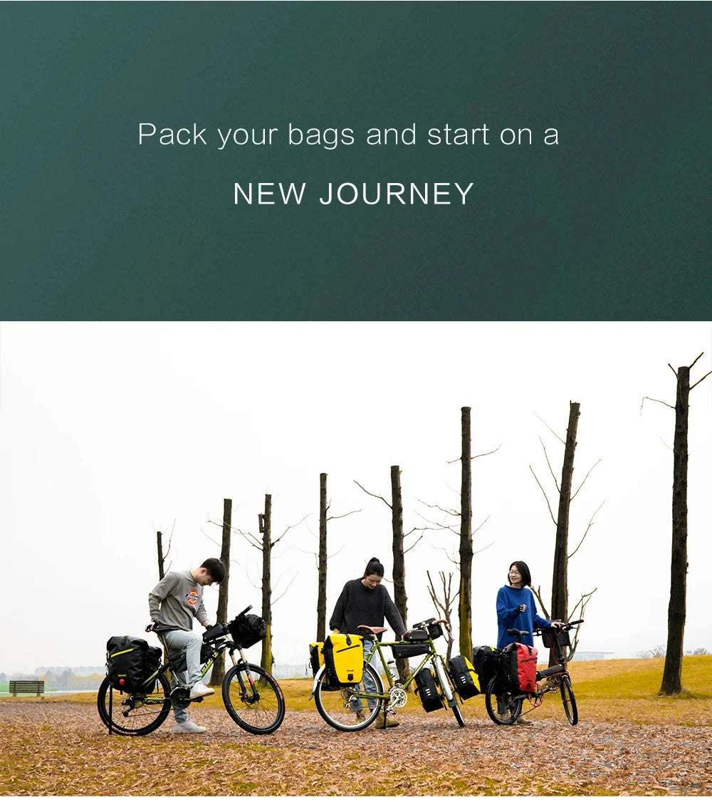 Rhinowalk Waterproof E-Bike Pannier Bag 2-Pack – 20L Each