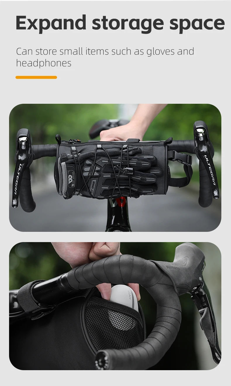Bicycle Handlebar Bag – Waterproof 2L Front Tube Bag | WEST BIKING
