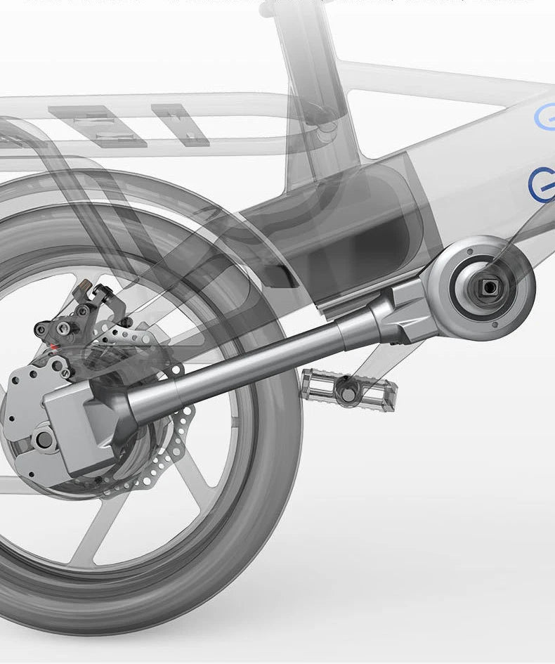 Compact 500W Electric Folding Bike - Lightweight & Long Range