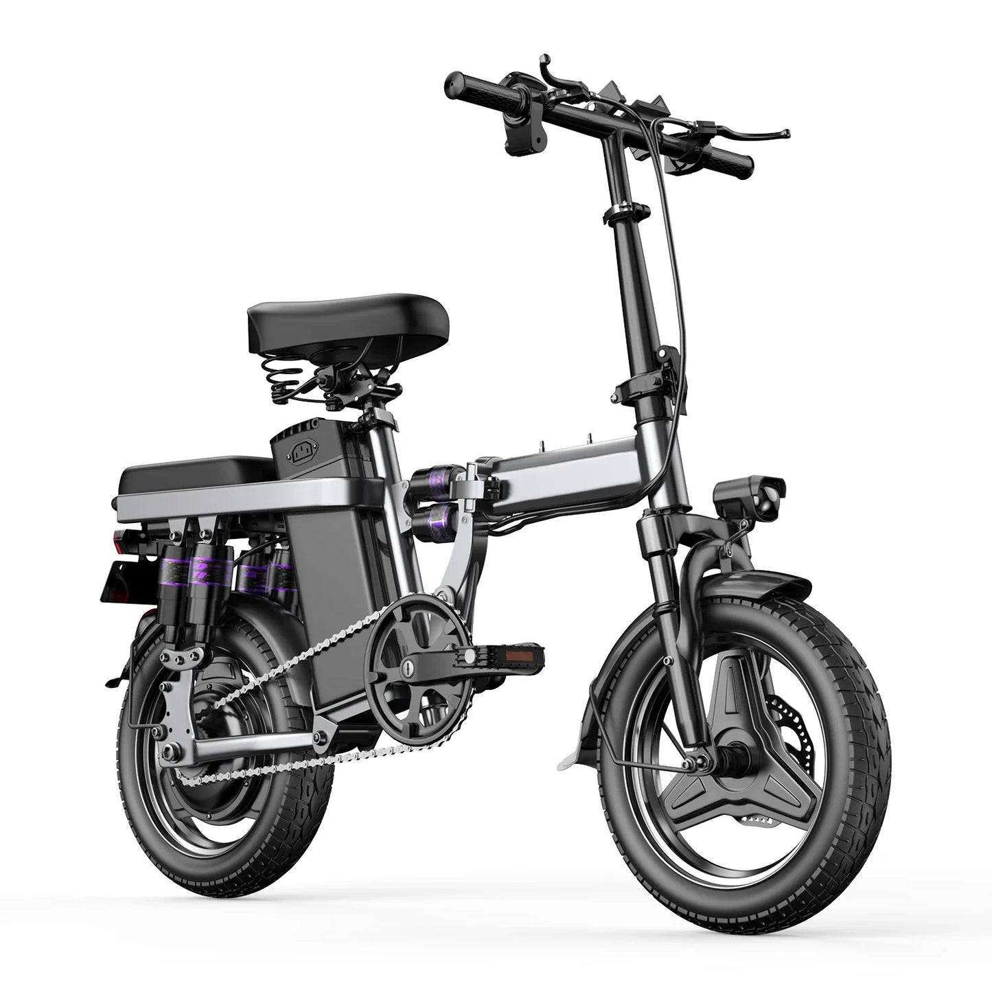 Folding Electric Bike F12 – 500W 48V 15Ah Fat Tire E-Bike