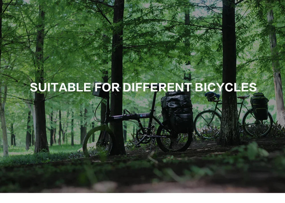 Bicycle Pannier Bag – Waterproof 3-in-1 Saddle Backpack | Rhinowalk