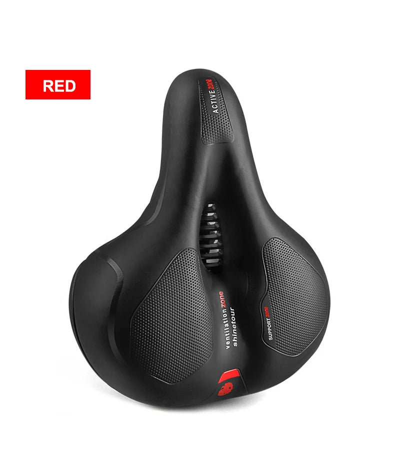 Hollow Breathable Shock-Absorbing E-Bike Saddle Seat