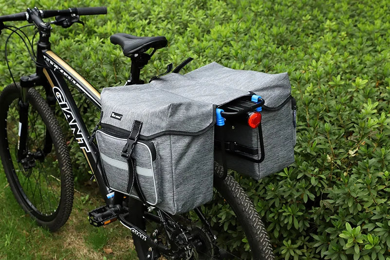 WEST BIKING 25L E-Bike Rear Seat Pannier Bag – Double Trunk