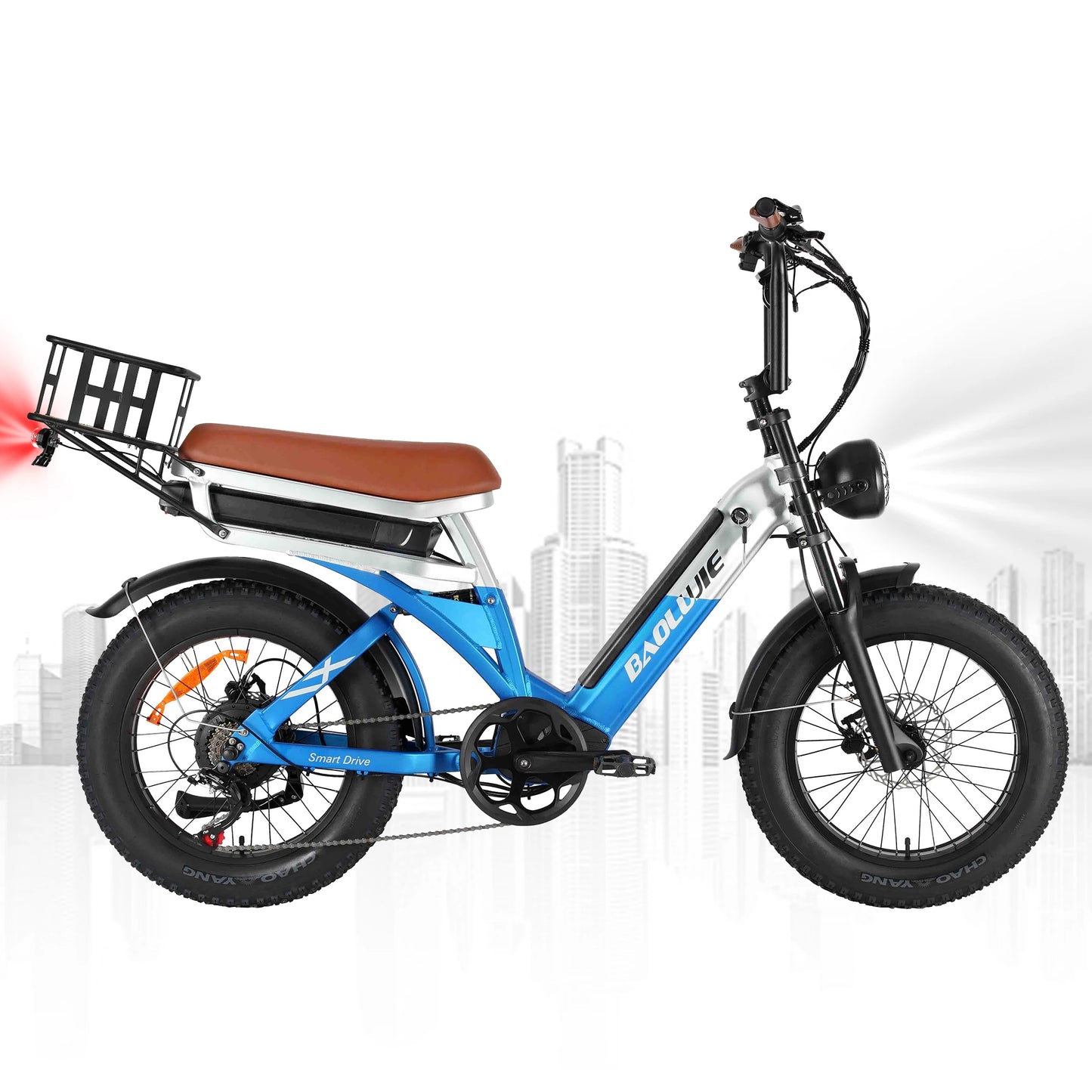 2000W Cargo Electric Bike for Adults | Long Range Dual Battery E-Bike
