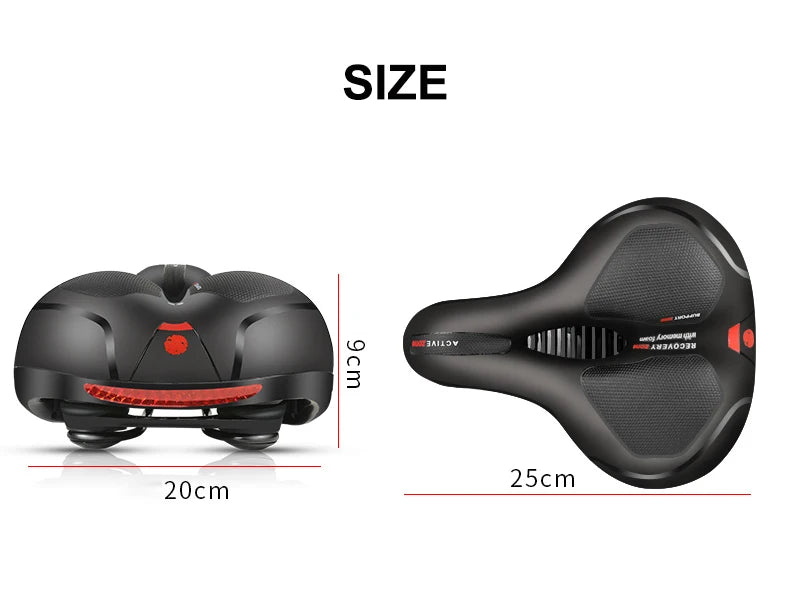 Hollow Breathable Shock-Absorbing E-Bike Saddle Seat