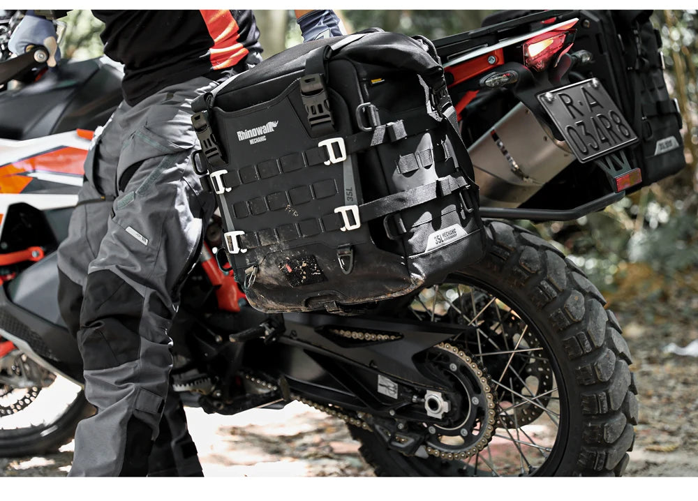 Motorcycle Pannier Bag – Waterproof 35L Saddle Bags | Rhinowalk
