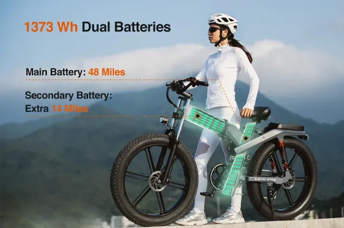 ENGWE X26 Electric Bike | Folding Fat Tire E-Bike 1000W Power
