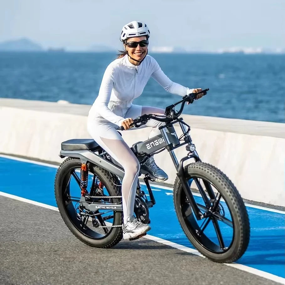 ENGWE X26 Electric Bike | Folding Fat Tire E-Bike 1000W Power