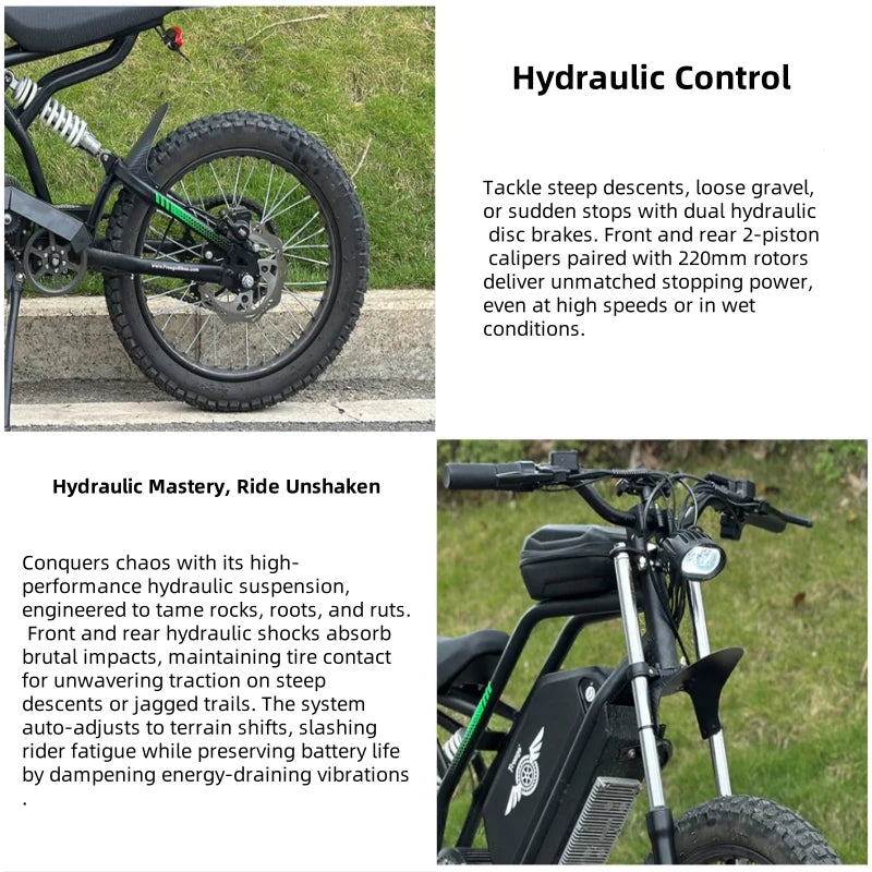Freego N3 Electric Bike 3000W 60V 25Ah | Fast E-Bike for Adults