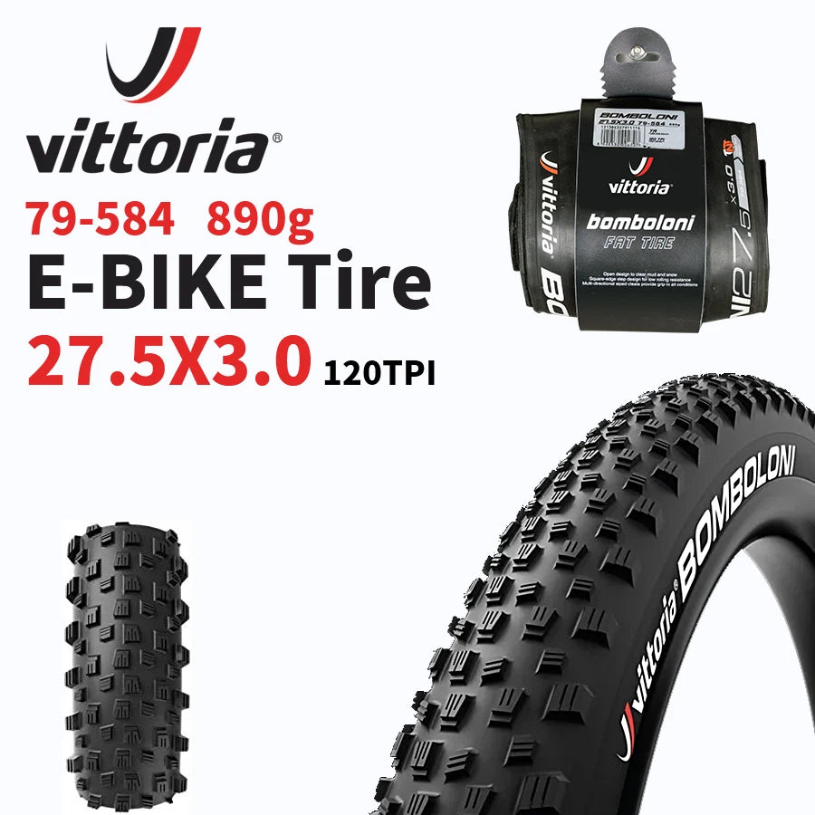 Vittoria Bomboloni 27.5x3.0 E-Bike Tire for Aggressive Trail Rides